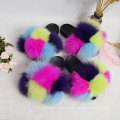 QZTX10 Pantuflas con pompones marroquíes y pantuflas con pompones de bolas de hilo